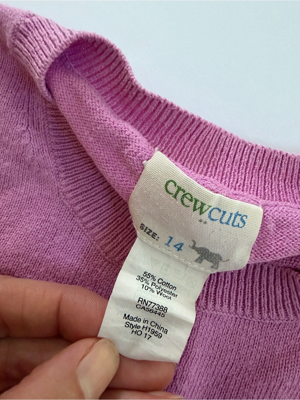 Crewcuts pink unicorn pullover crewneck sweater 12 14 girls sequins - Picture 6 of 6